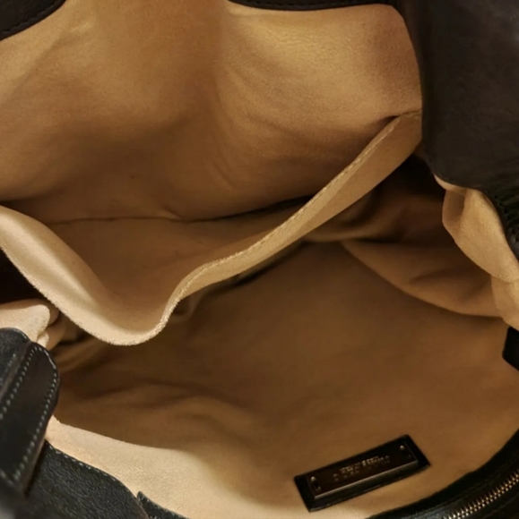 Jimmy Choo Blare Biker Leather Chain Black Bag - Picture 5 of 8